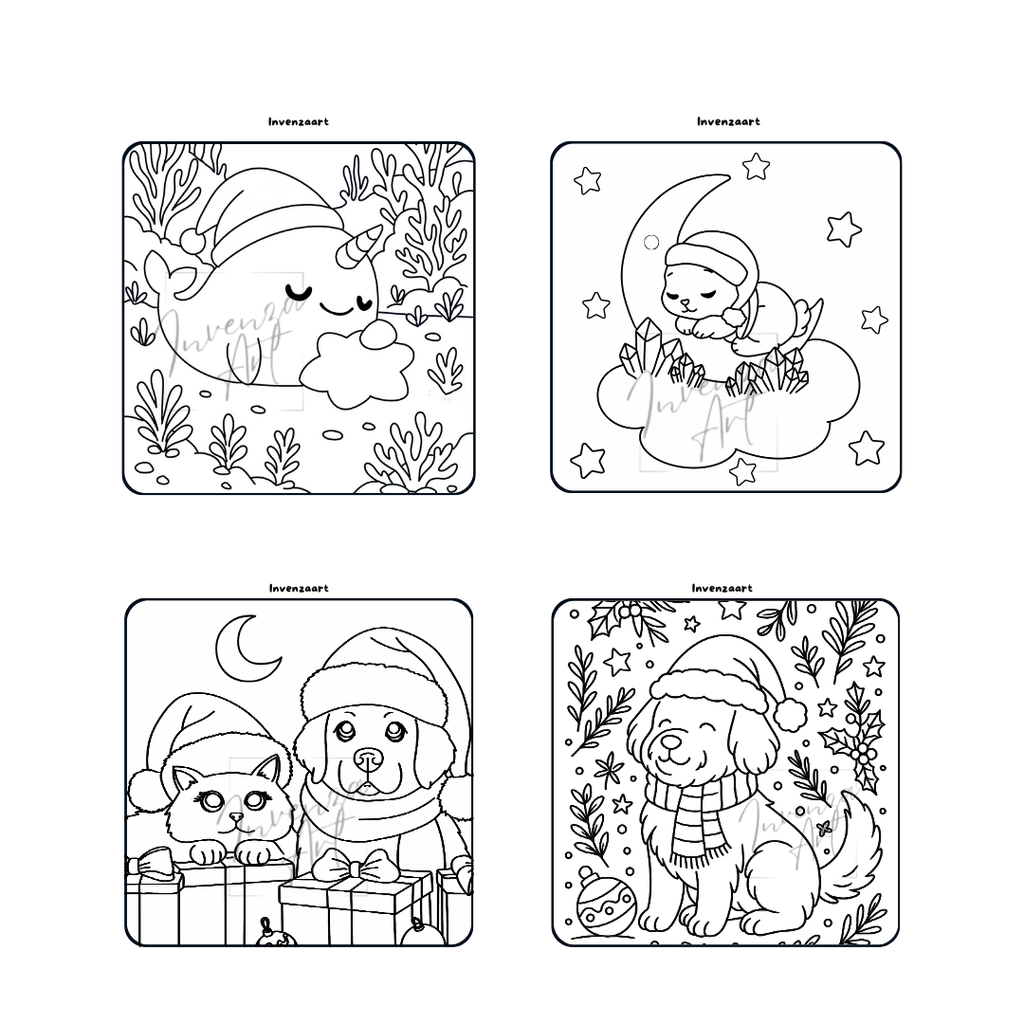 Collection Noel - Coloriage Cosy (1€ reversé pour chaque achat)