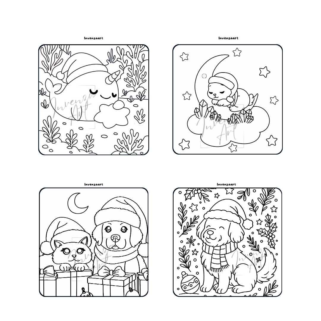 Collection Noel - Coloriage Cosy (1€ reversé pour chaque achat)