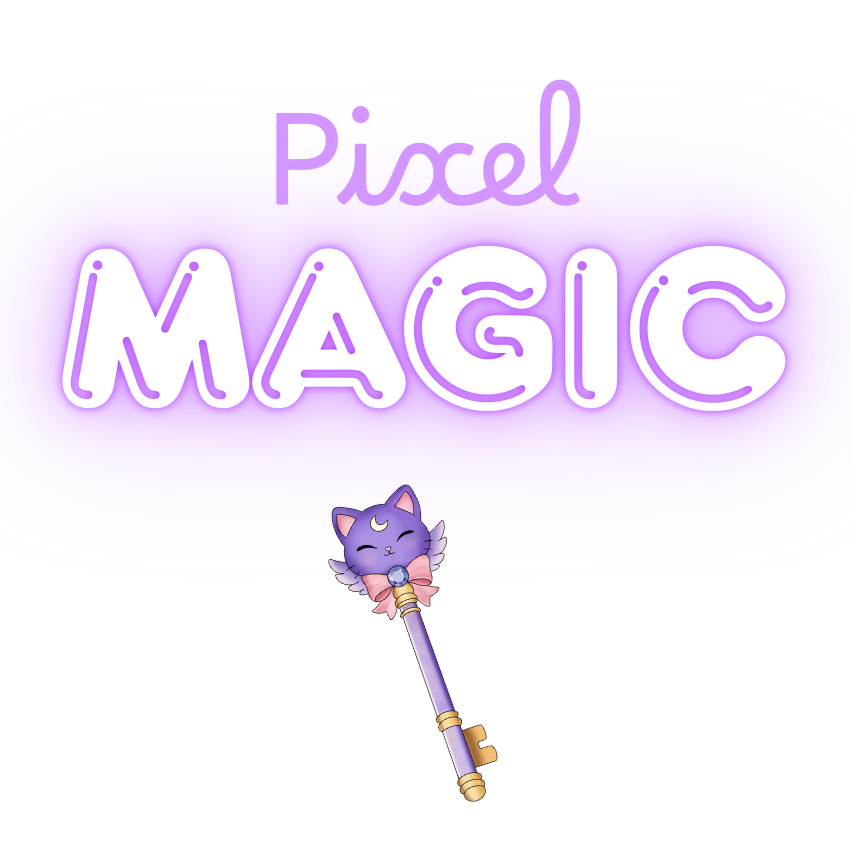 Clé Magic - fichier point de croix/DP/pixel