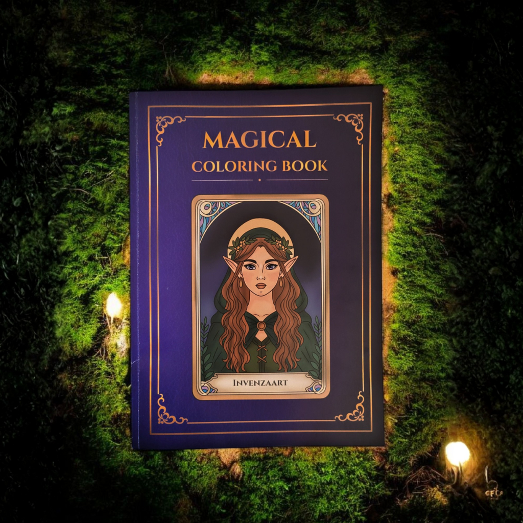 Grimoire Magique à Colorier (version papier – 80 pages)